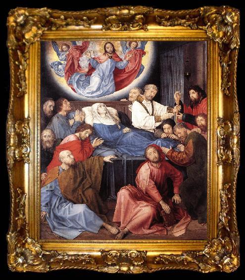 framed  GOES, Hugo van der The Death of the Virgin, ta009-2